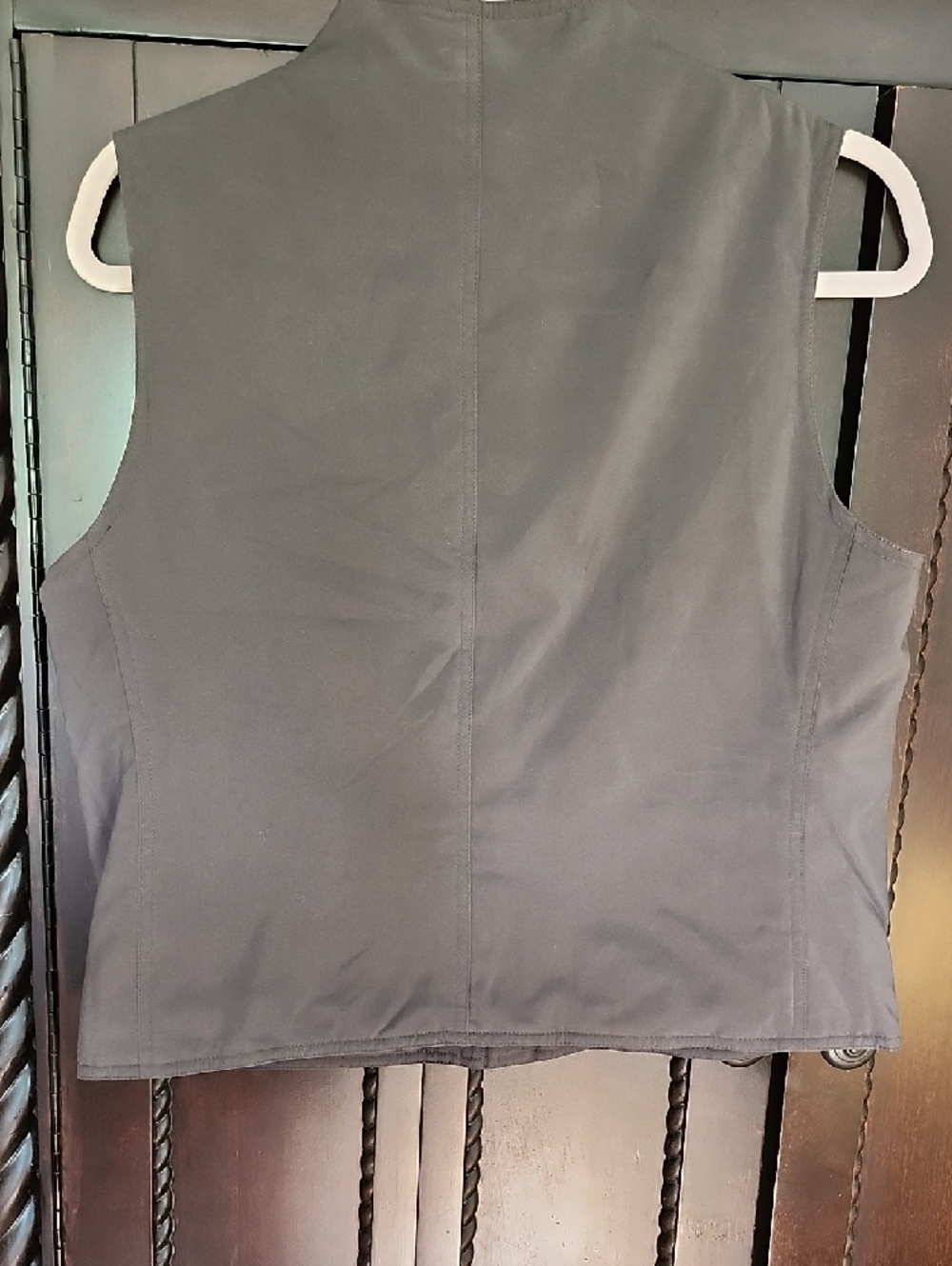 Jones & Co Dark Gray Polyester Vest - Picture 5 of 7